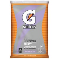 Gatorade 33672 Gatorade 51 Ounce Instant Powder Pouch Riptide Electrolyte Drink - Yields 6 Gallons (14 Packets Per Case)